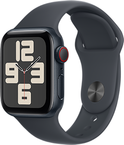 Apple® Watch SE 2nd Gen 44mm, Midnight Aluminum Case/Midnight 