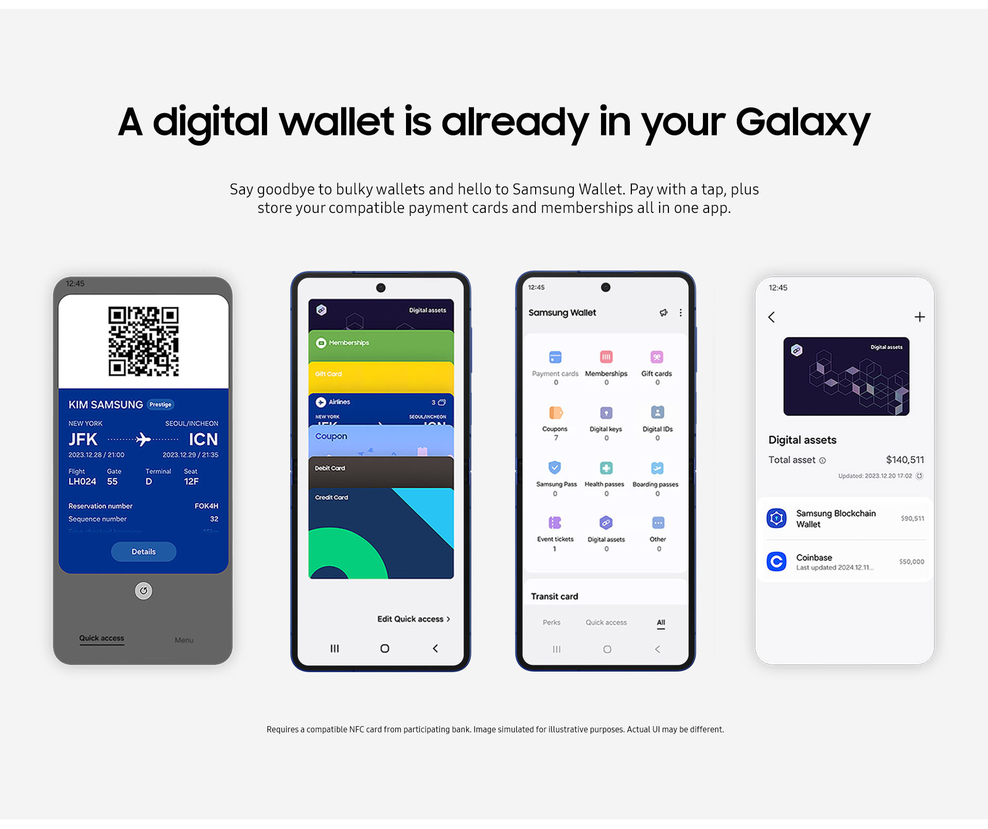A digital wallet is already in your Galaxy.