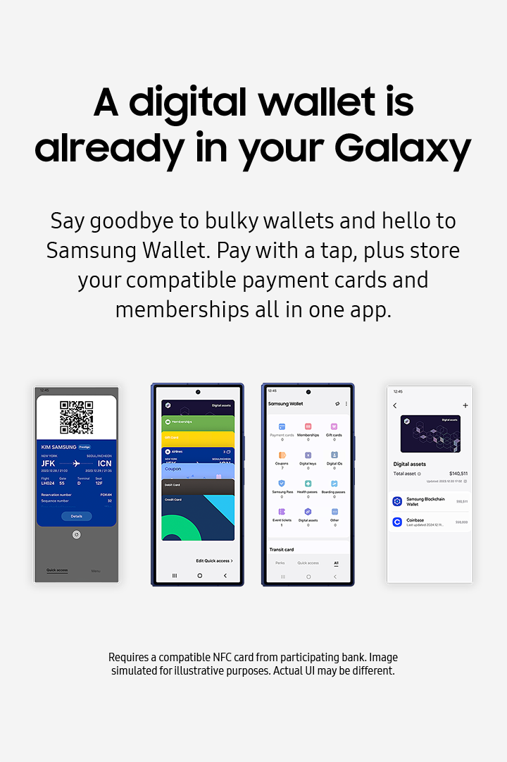A digital wallet is already in your Galaxy - mobile