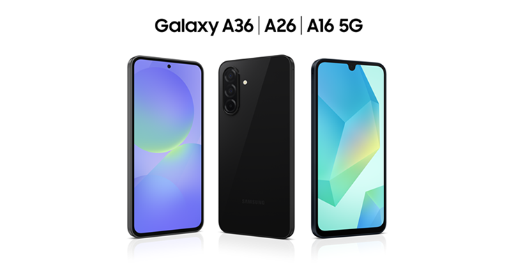 Samsung Galaxy A36, A26 and A16 5G